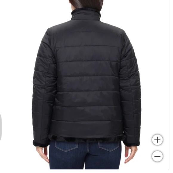 🎈SALE Nicole Miller Reversible Jacket Black Choose Size NWT - Picture 7 of 9